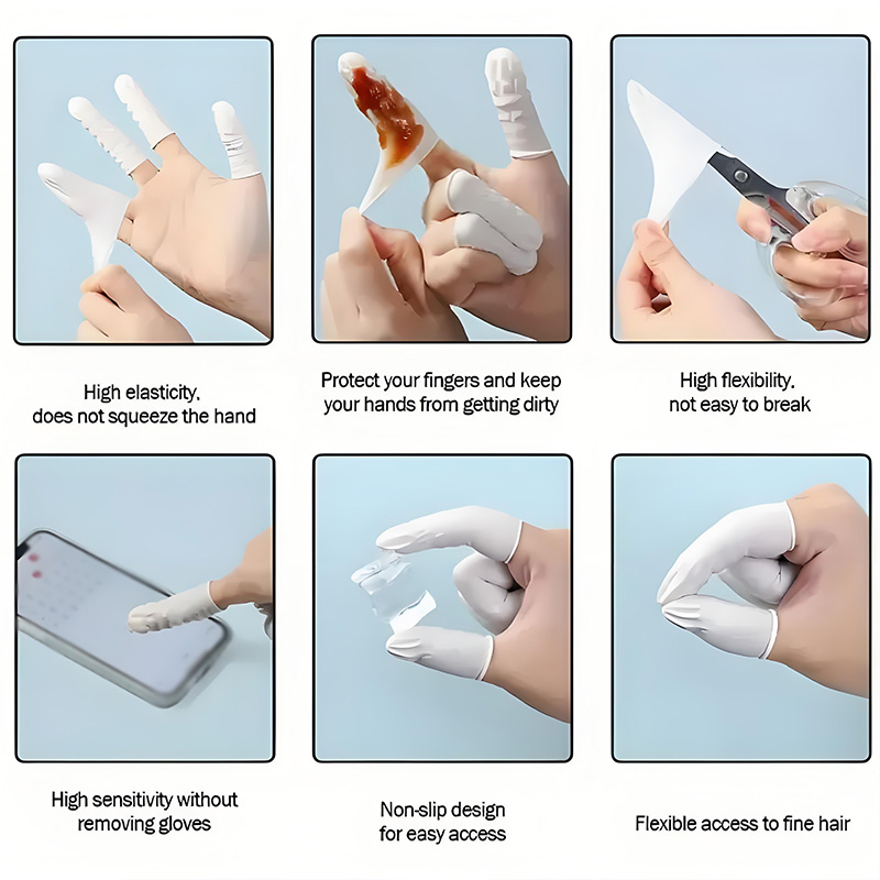200 pièces multi-couleurs jeta - Latex Disposable Glove avis et prix