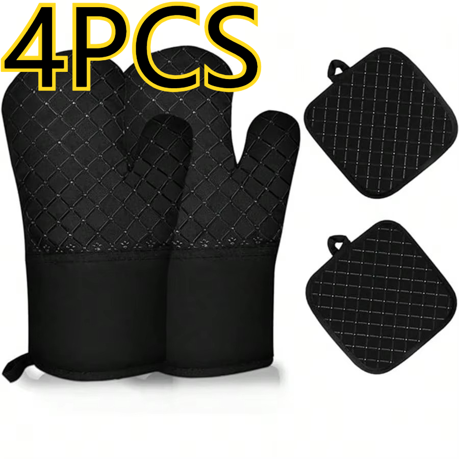 4 paires de gants de cuisine e - Heat Resistant Glove avis et prix
